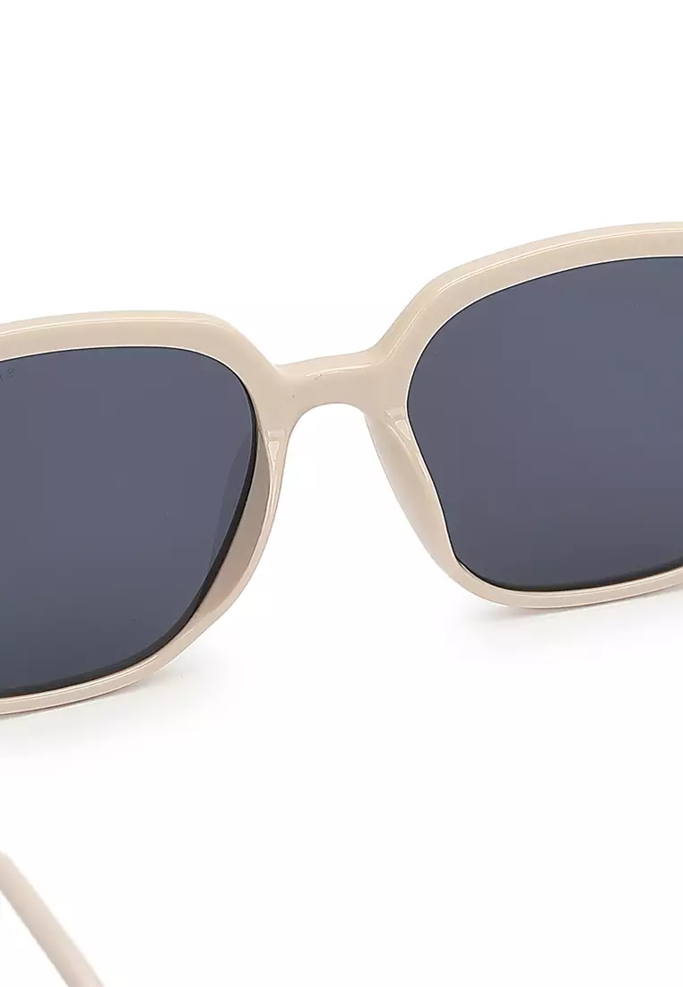Unisex Fashion Sunglasses - Beige / Grey