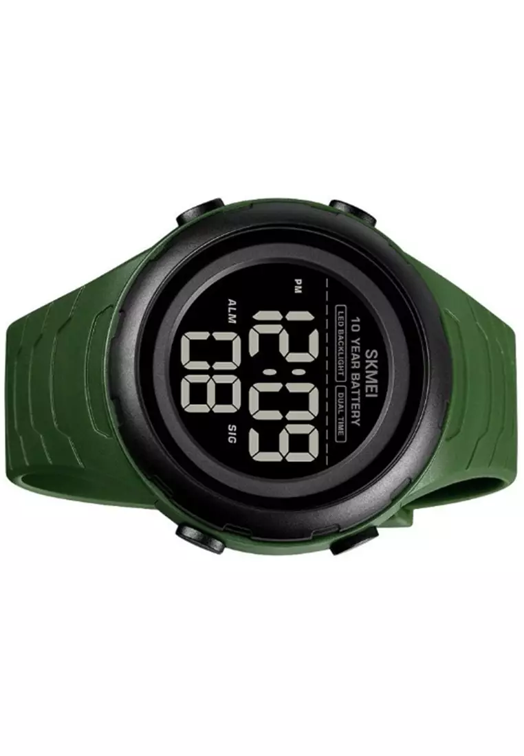 Jam Tangan Digital Pria Waterproof Many Function Strap Tali Material Silicone GN46 ORIGINAL