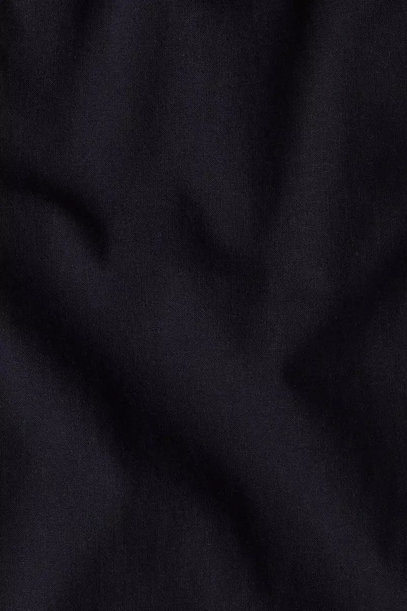 Regular Fit Linen-blend trousers