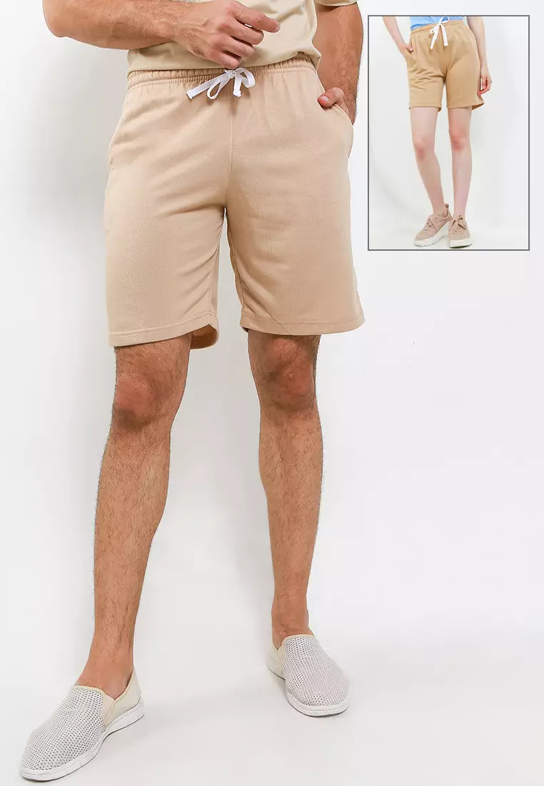 Cotton Well Sweat Short French Terry Celana Pendek Sporty Santai Polos