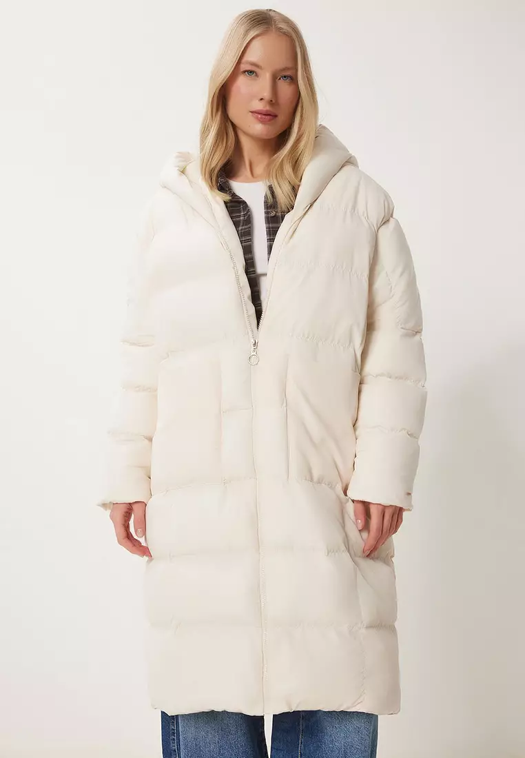Hoodie Oversize Long Puffer Coat