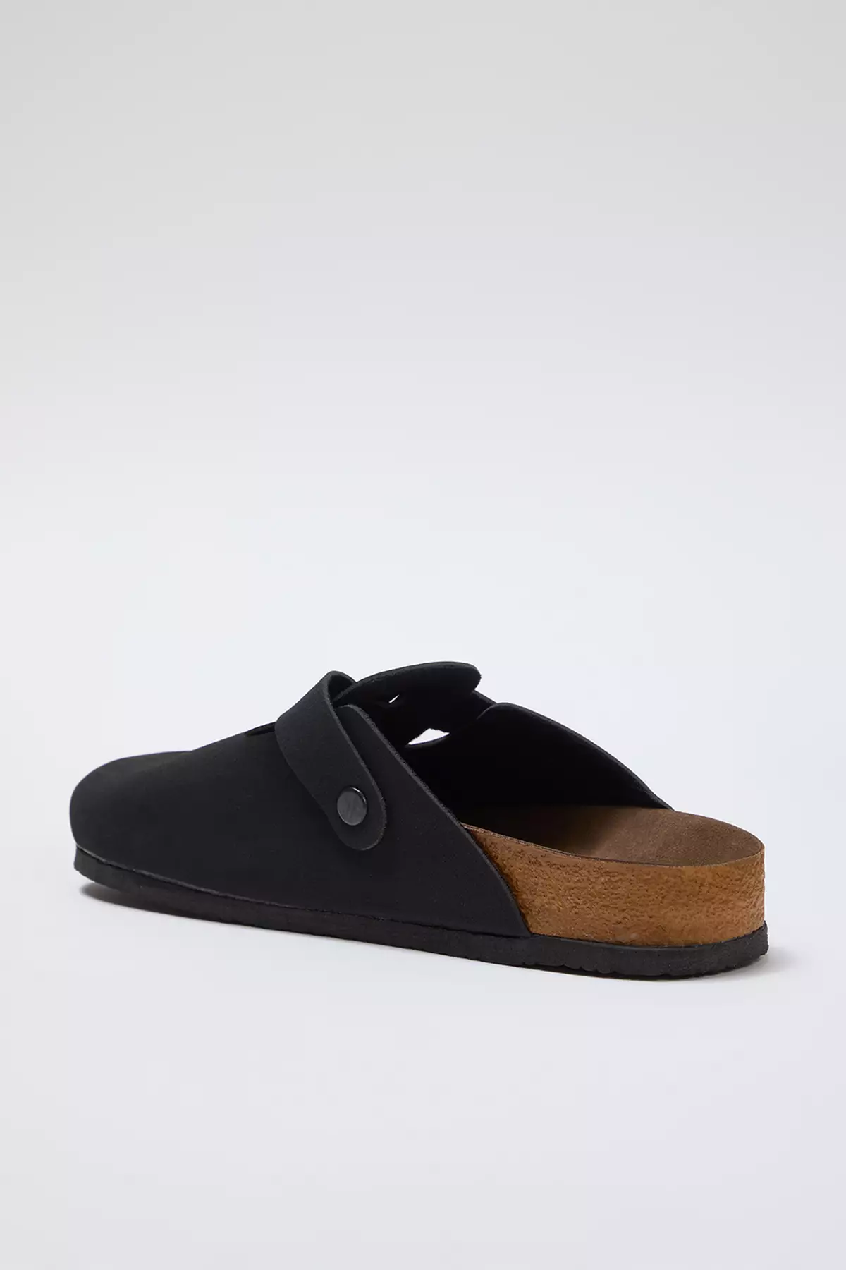 Black Closed Front Flat Women's Sabo Slippers Takss25Te00001