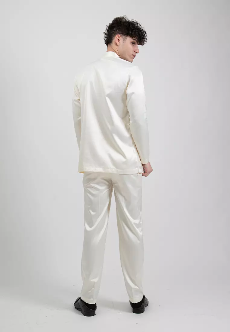 Alain Delon Slim Fit Baju Melayu - 19024006-50LtYellow