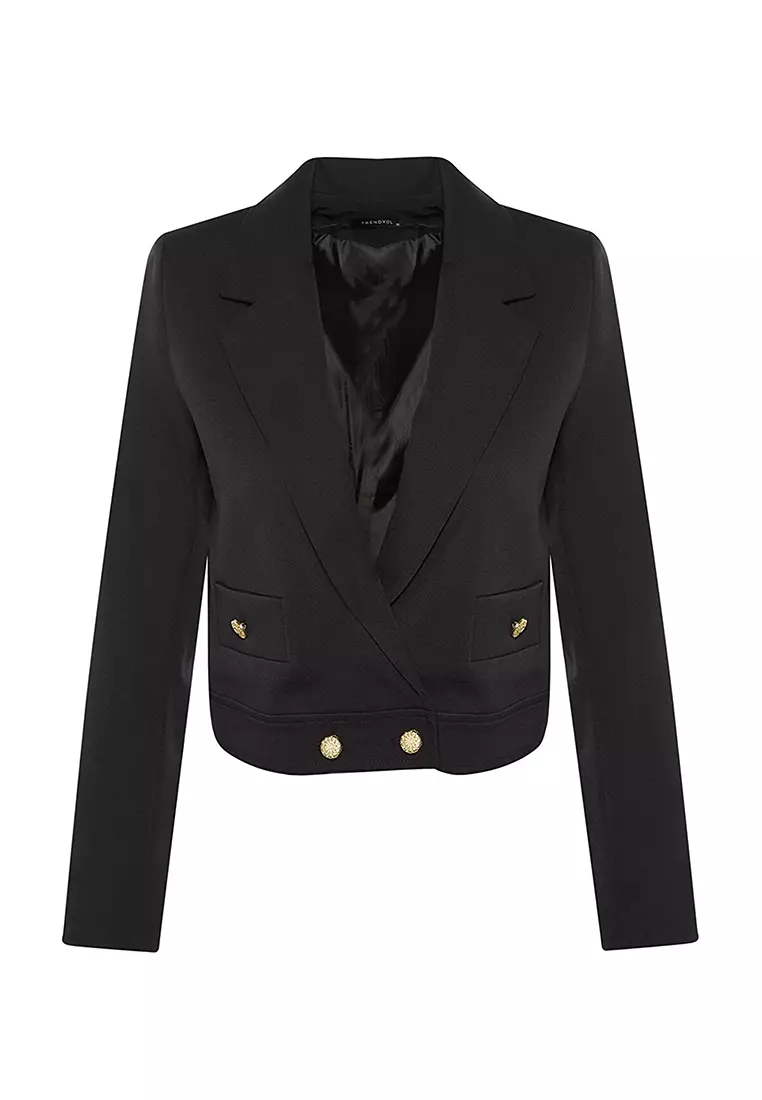 Buy Trendyol Crop Blazer 2024 Online ZALORA Philippines