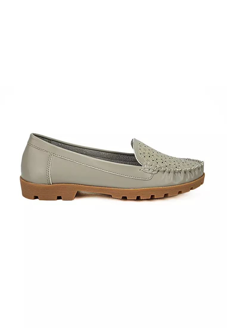 Discount on Mario D' boro Runway  shoes - SKU: Women's Loafers Flats LW 22008 Gray C24