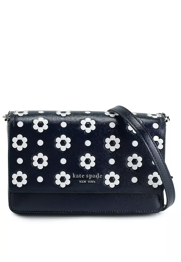 Buy Kate Spade Morgan Daisy Dot Flap Chain Wallet Online | ZALORA