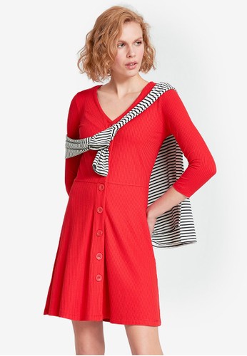Jual Lc Waikiki Stretch Button Down Dress Original Zalora Indonesia