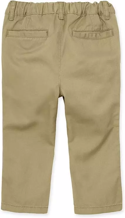 Toddler Boys Stretch Skinny Chino Pants - Celana Bayi Laki (Coklat)