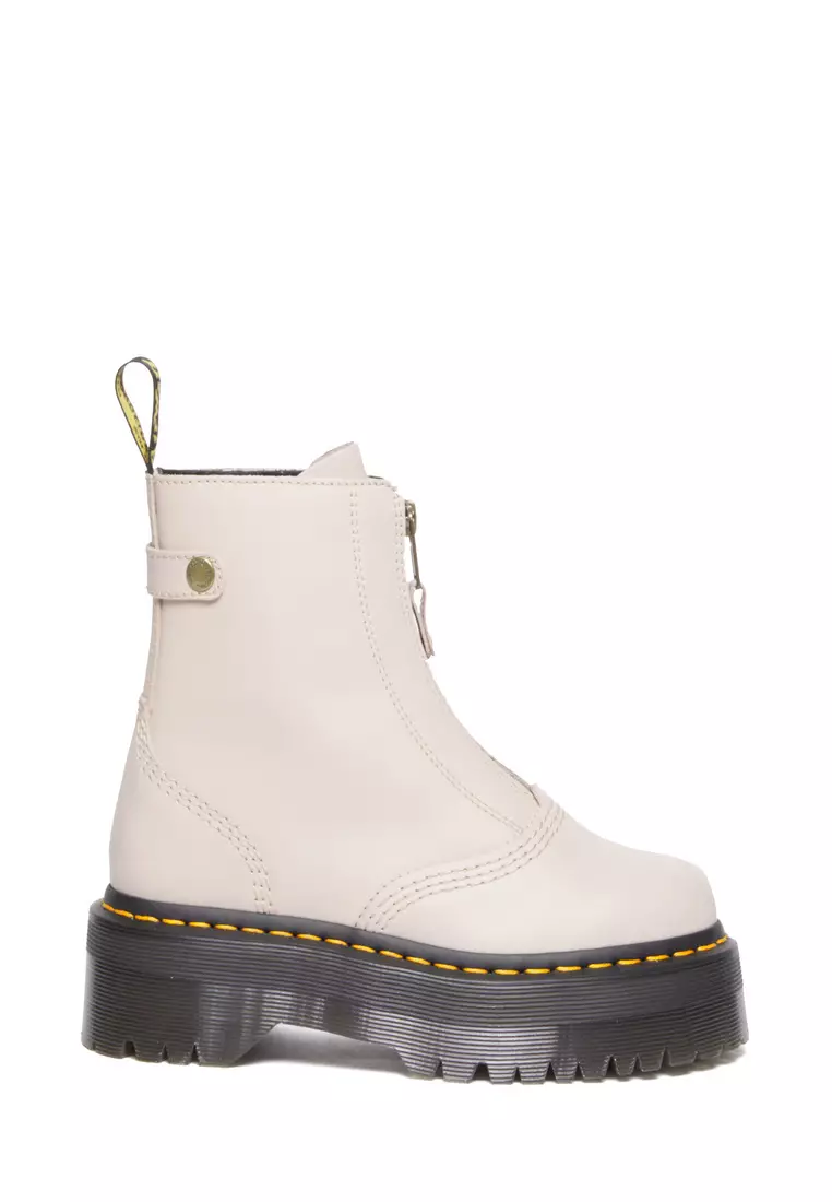 Discount on Dr. Martens  shoes - SKU: Jetta Zipped Sendal Leather Platform Boots