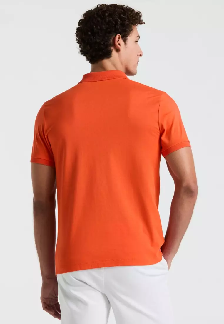 Jacquard Front 1/4 Zip Polo