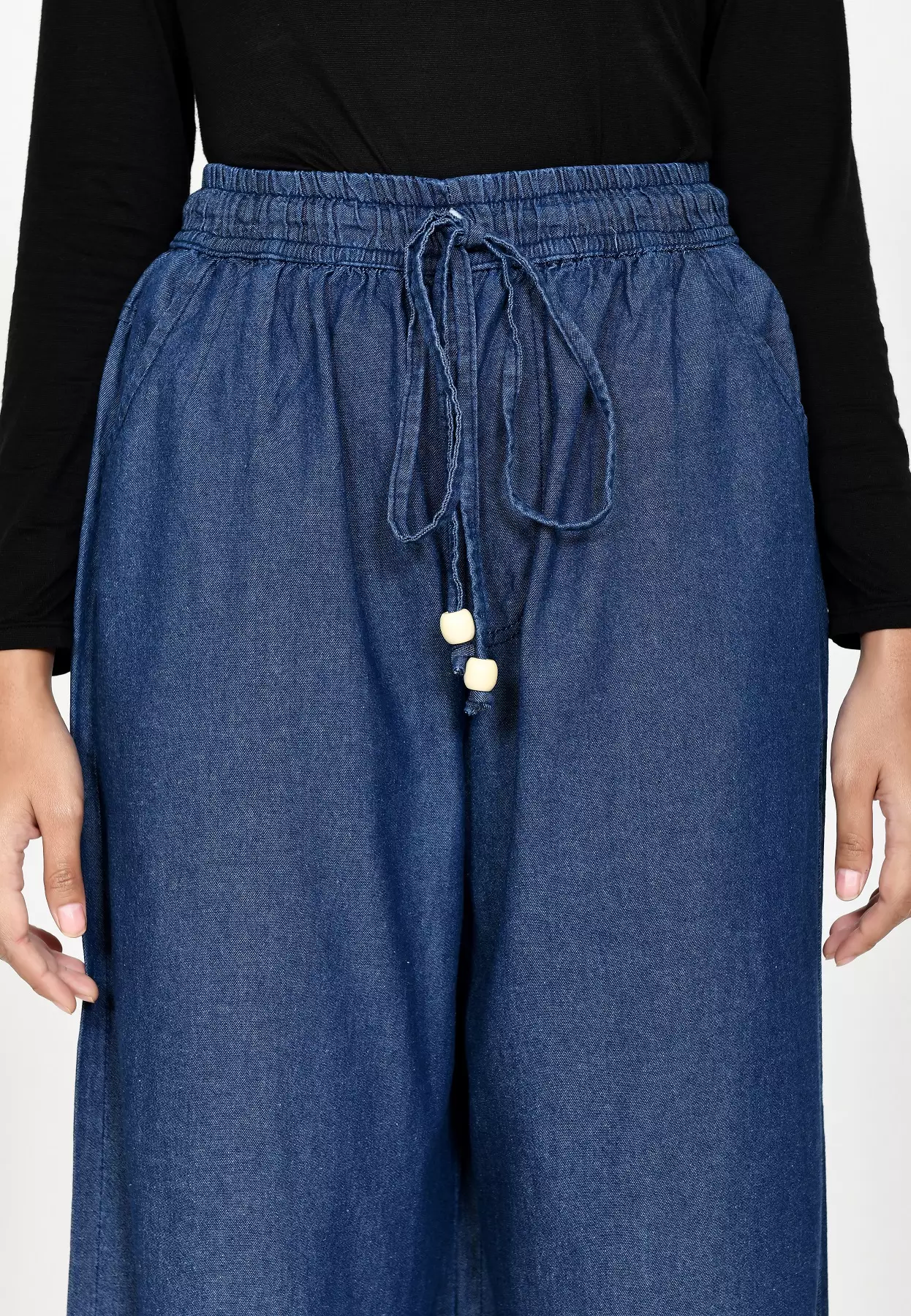 Kulot Denim Emma [Panjang 102 cm] DARK BLUE