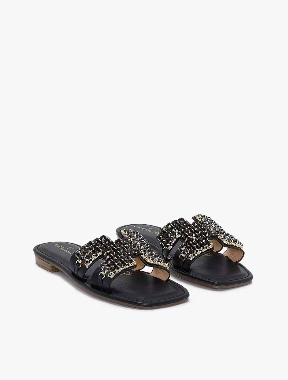 Payless black sandals store