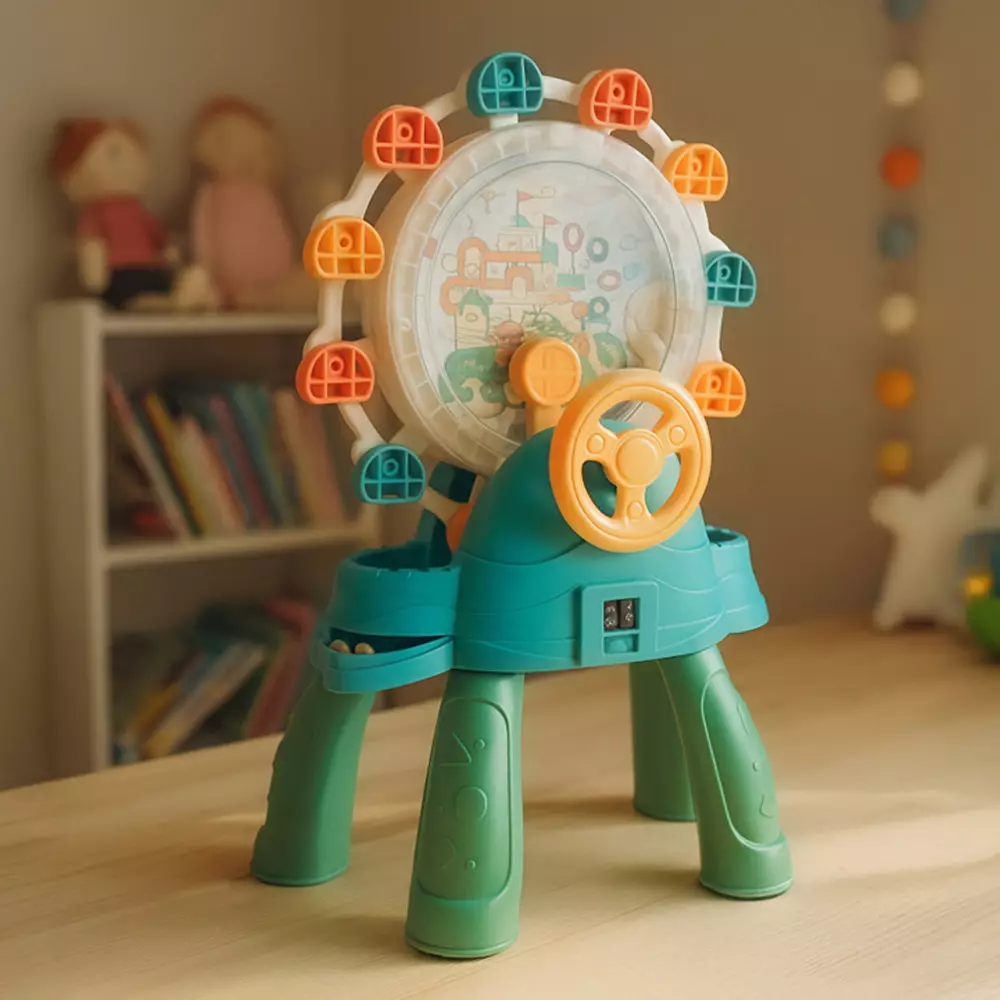 KIDDY FUN PLAYSET AUTO ROTATING FERRIS WHEEL BALL RANDOM