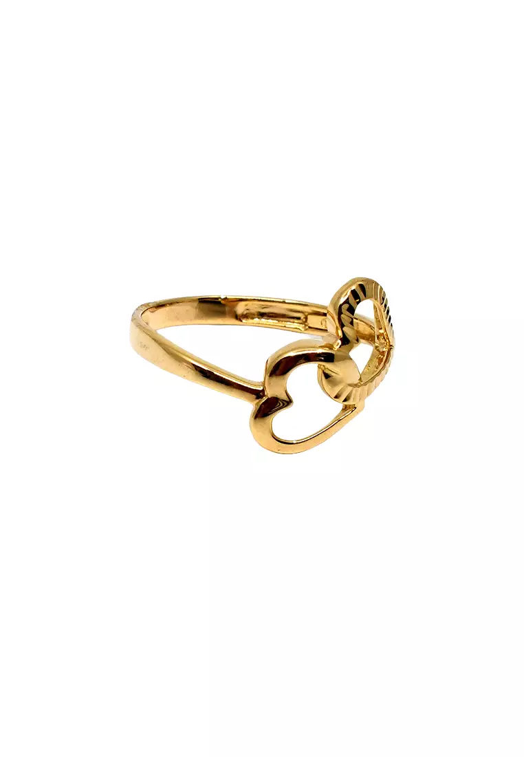 18K Yellow Gold Lady Ring
