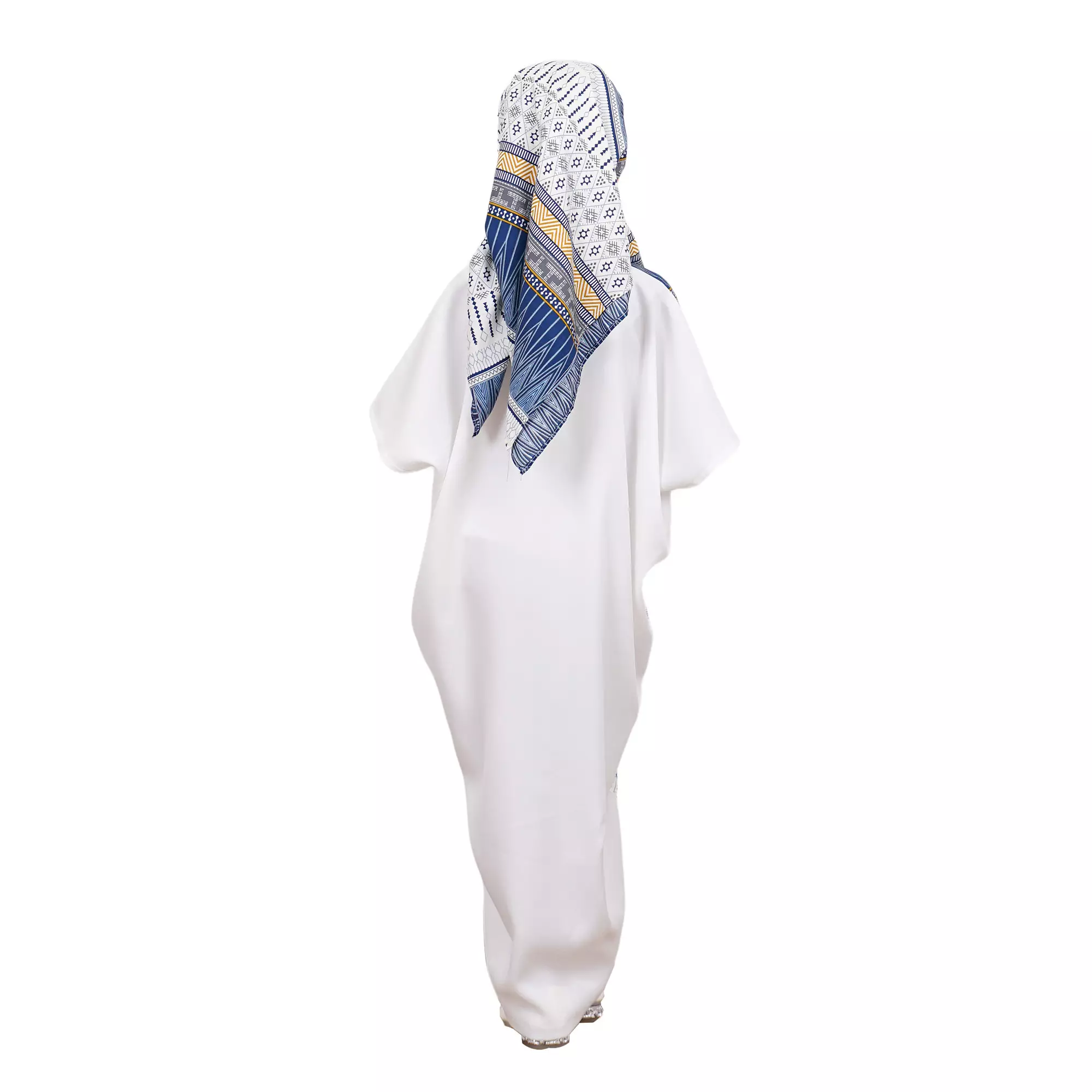 Dress Batik Anak Perempuan - Bhatara Batik Dewayani Kaftan - Dress Batik Modern Lengan Pendek