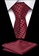 Kings Collection red Tie, Pocket Square 6 Pieces Gift Set (KCBT2133) CB995AC0D2E325GS_4