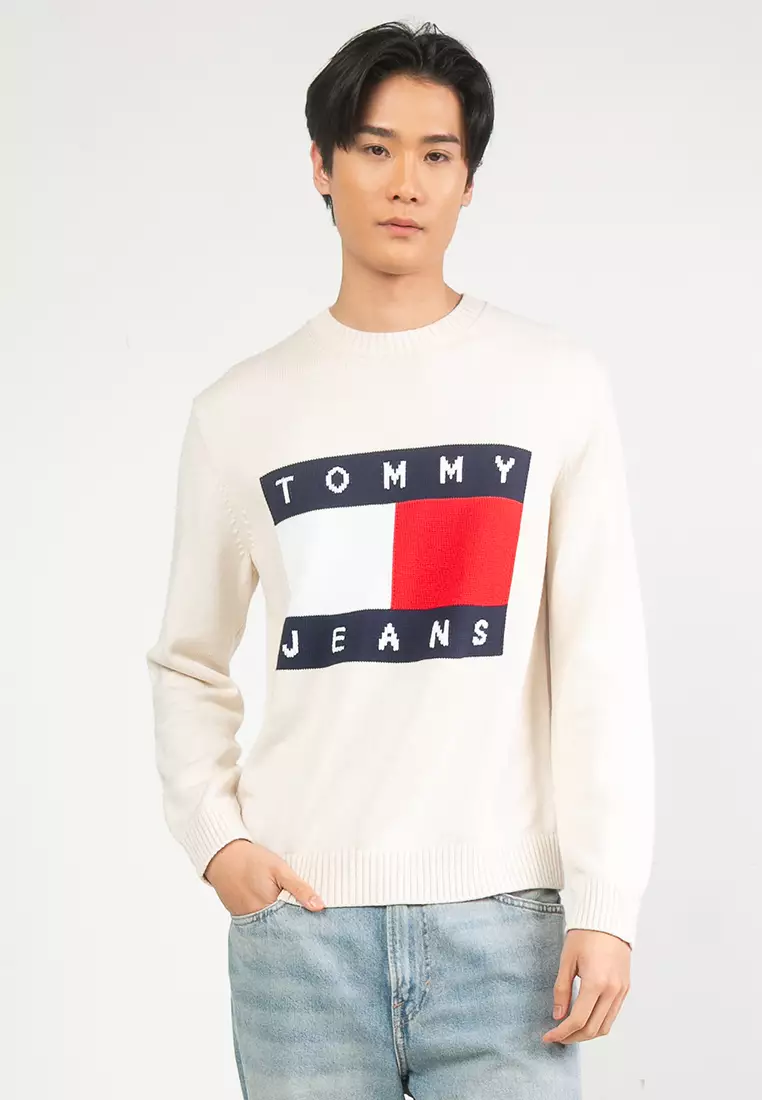 Tommy Jeans Tommy Hilfiger Flag Sweater Tommy Jeans Tjw Mlnge Flag