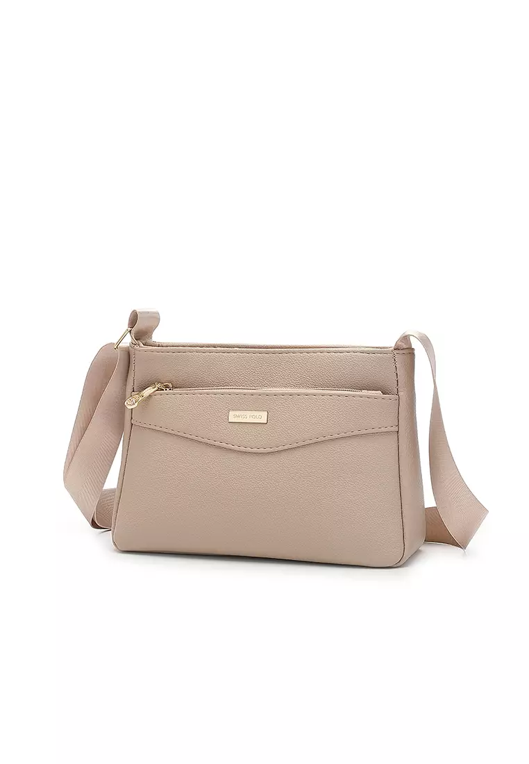 Women's Sling Bag / Crossbody Bag (斜孭袋) - 棕色