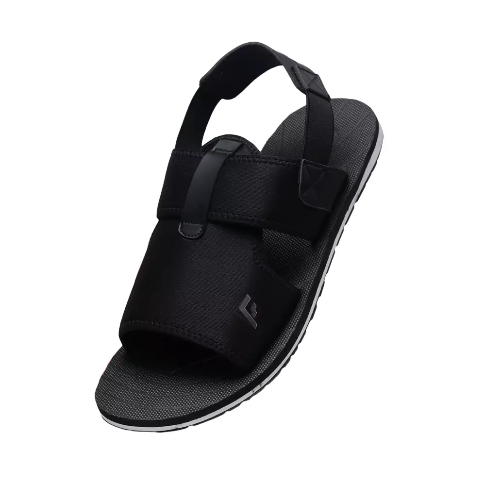 Footstep Footwear Sandal Pria Azhar - Black Sendal Lebaran Haji Umroh Umrah Safar Mudik Kasual Anti Slip