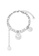 CELOVIS silver CELOVIS - Trixie Smiley Pendant with 'I Love You' Multi-layer Chain Bracelet in Silver CB157ACBB00736GS_1