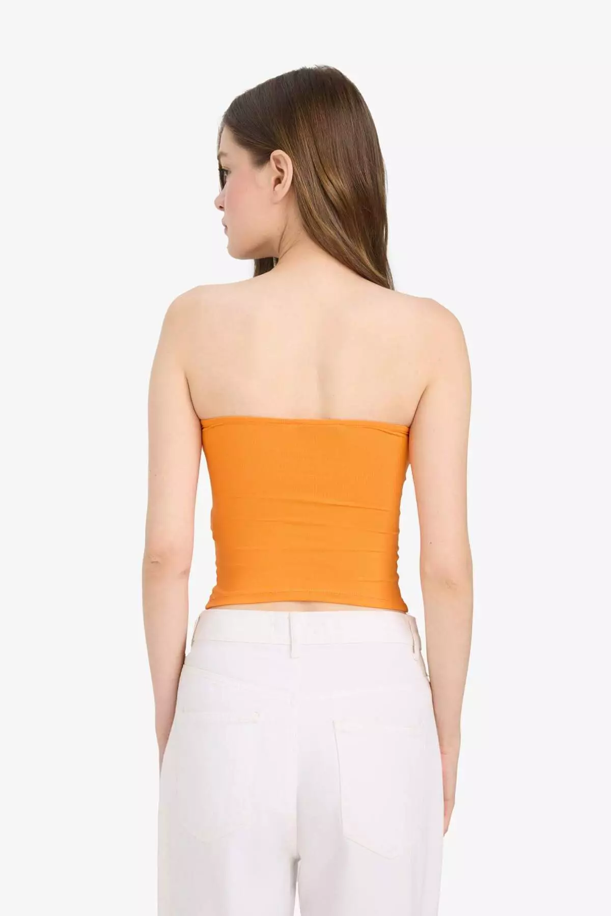 Cool Fitted Strapless Blouse F5162Ax25Sm