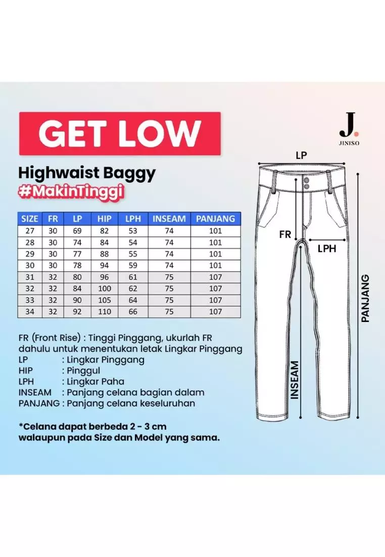 Highwaist Baggy Jeans 586 GET LOW
