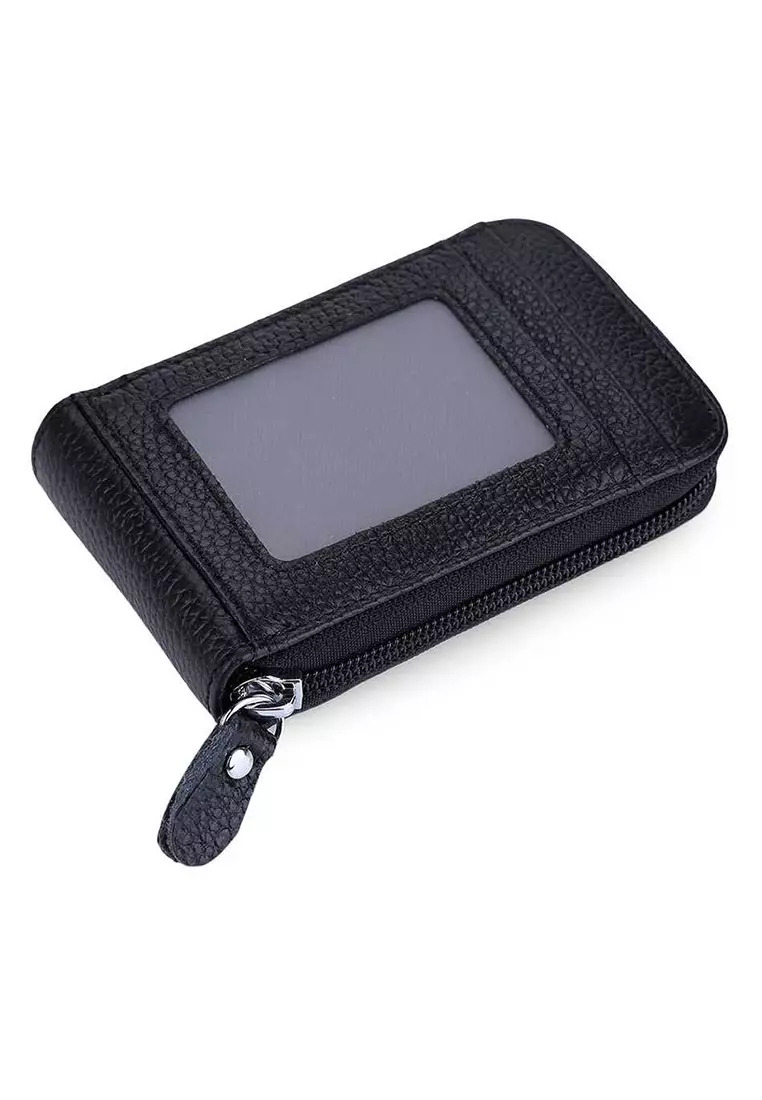 Berkly Dompet Kartu Anti RFID Material Leather Kulit ORIGINAL - Black
