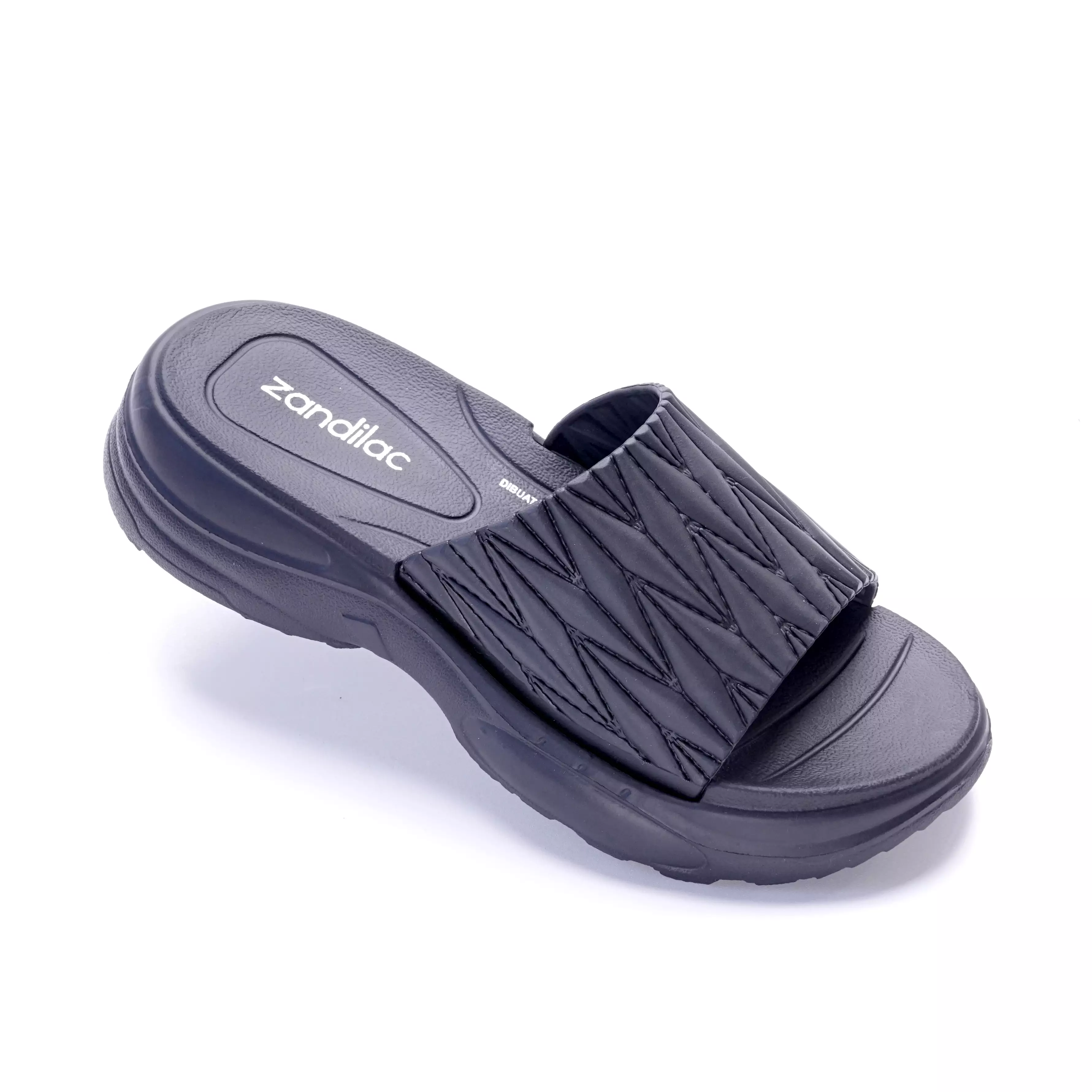 ZANDILAC - SANDAL WANITA DEWASA CH220549WD - HITAM