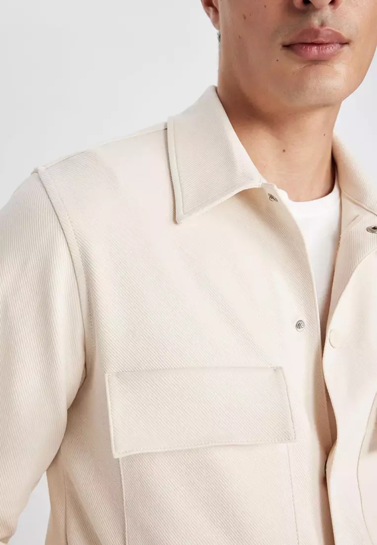 Long Sleeves Shirt Jacket