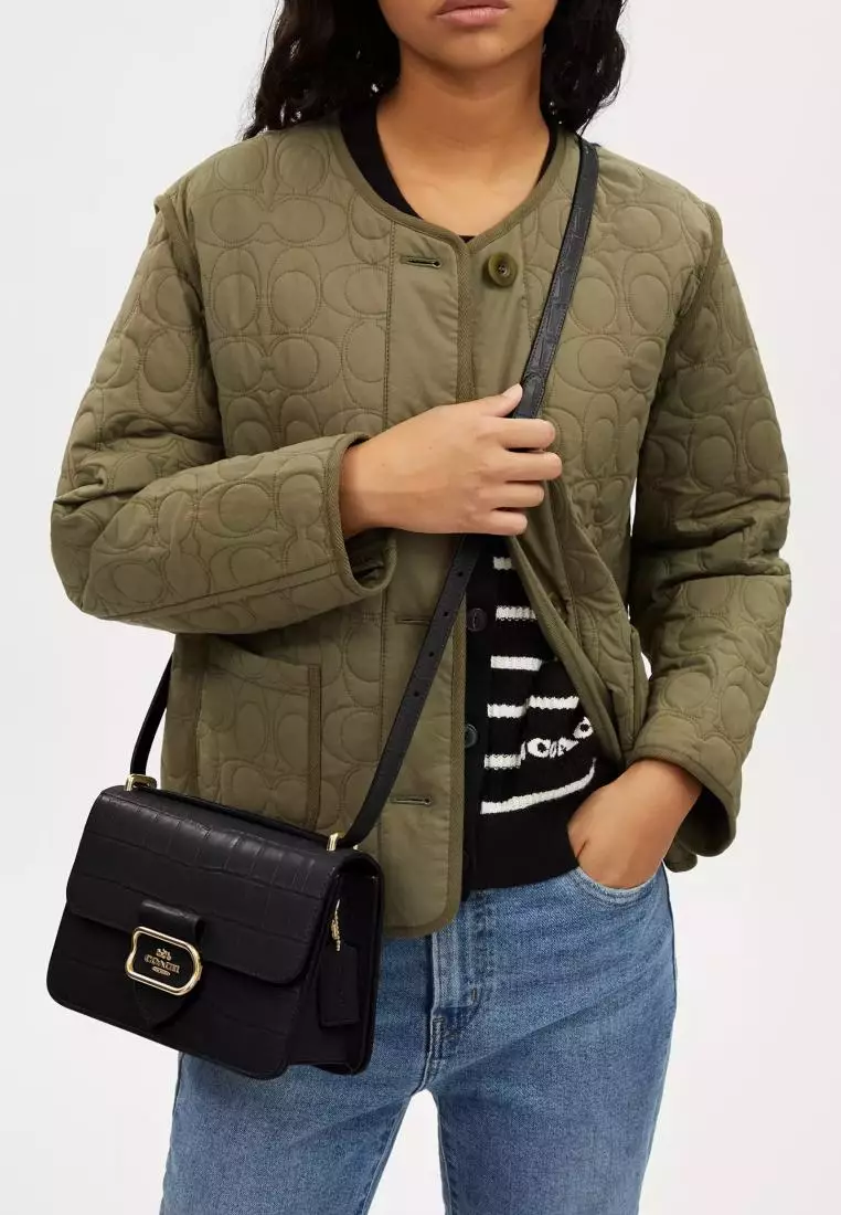 Coach Large Morgan Square Crossbody Black