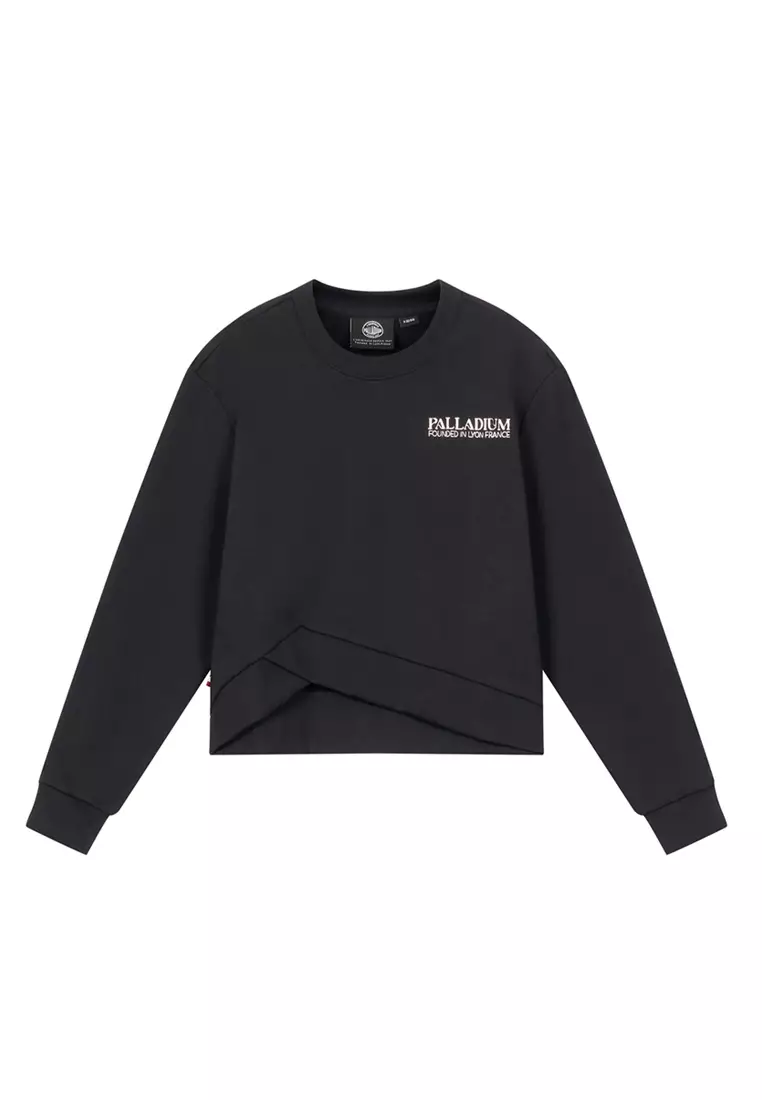 女裝 PALLADIUM LOGO 不規則下擺衛衣