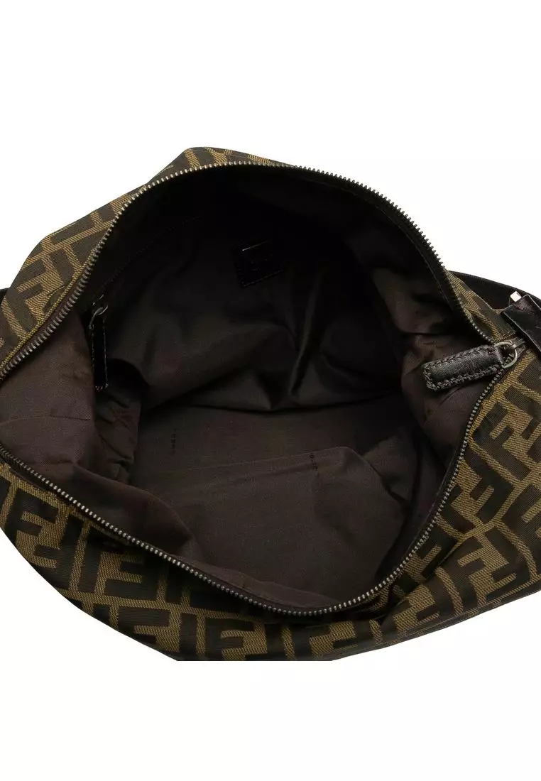 FENDI Zucca Nylon ブラックShoulder Pouch Buy Fendi Vintage Black