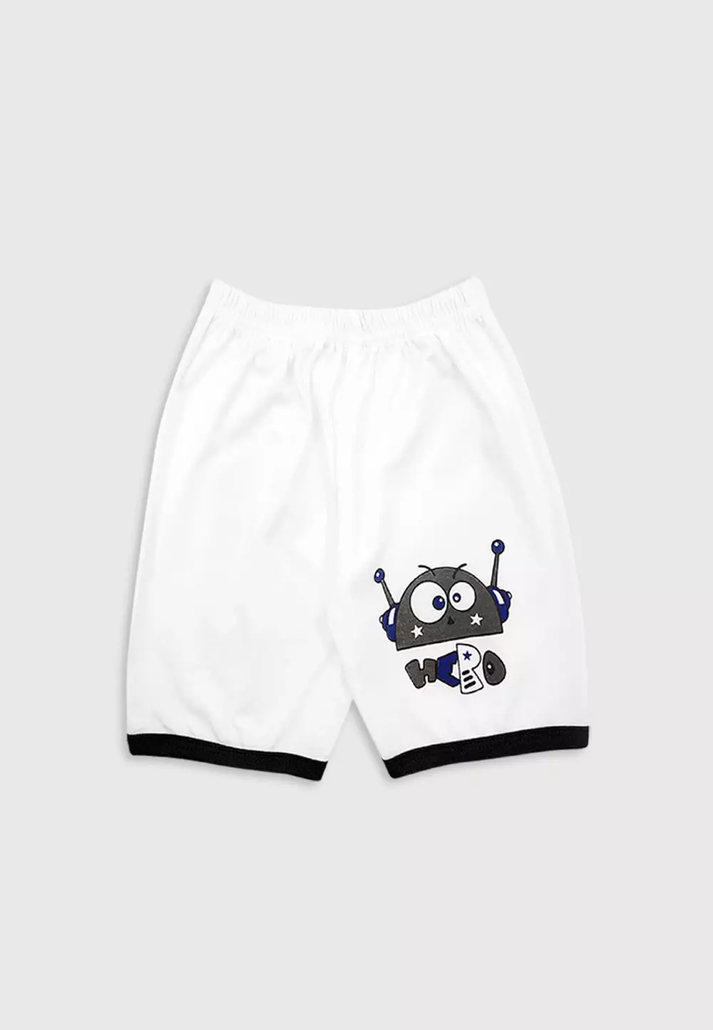 Wakakids Baju Bayi Anak Laki Laki Motif Robot Setelan Kaos Usia 6 Bulan Hingga 12 Bulan 4078 Hitam