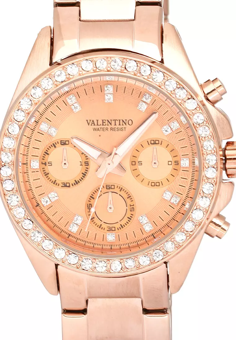 Analog Watch 20121662-Rose Gold - Rose Dial