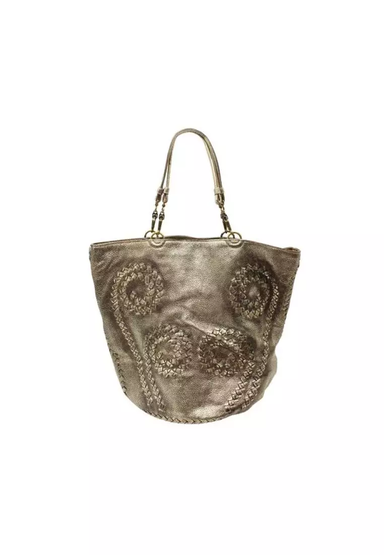 Gold hot sale bucket bag