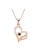 Her Jewellery gold Destiny Love Pendant (Rose Gold) - Made with Swarovski Crystals 225DBACC525E80GS_3