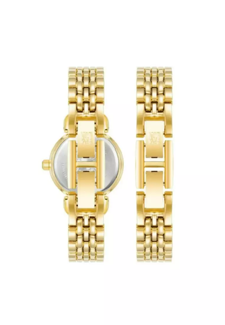 Anne Klein Women's Bracelet Watch Set gold-tone - AK-4144GPST