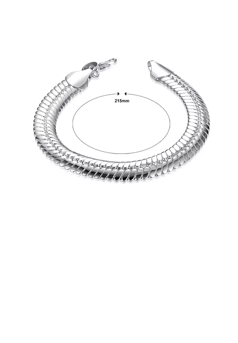 Buy Glamorousky Simple Snake Bracelet Online ZALORA Malaysia