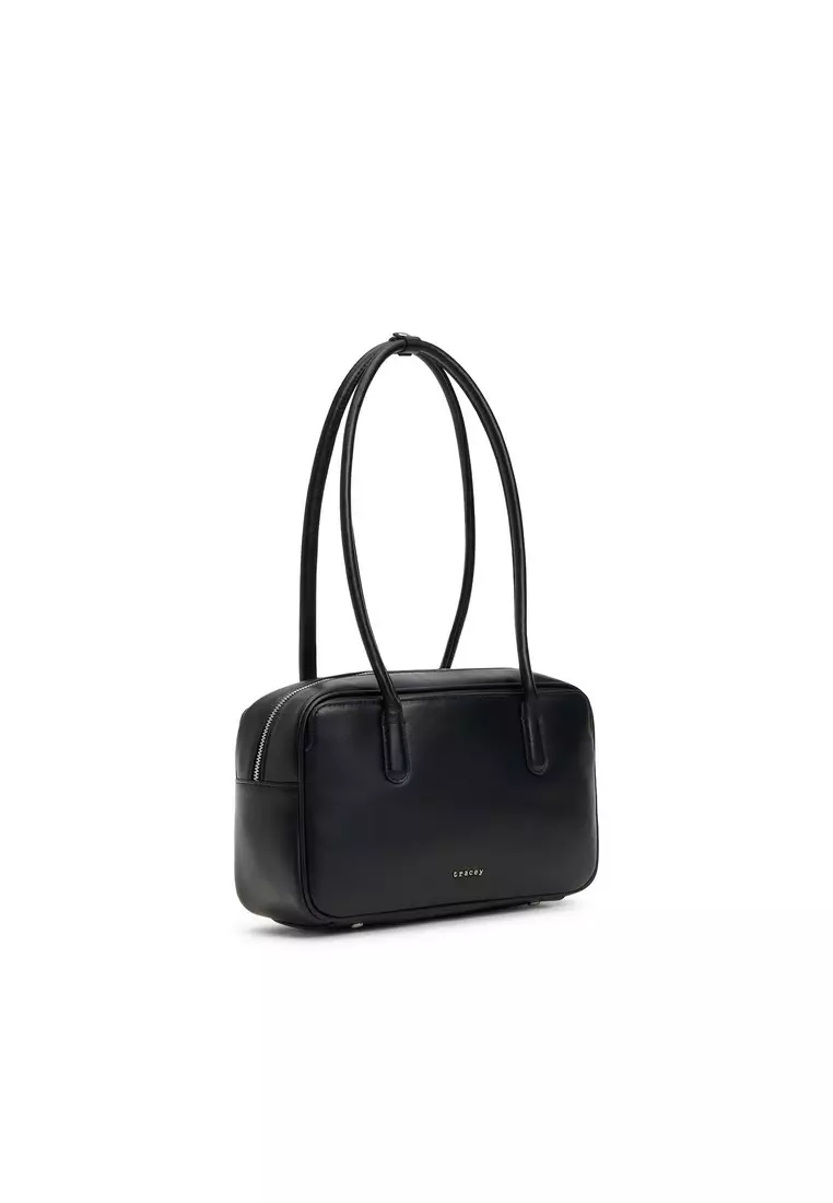 Elongated Handle Everyday Shoulder Bag