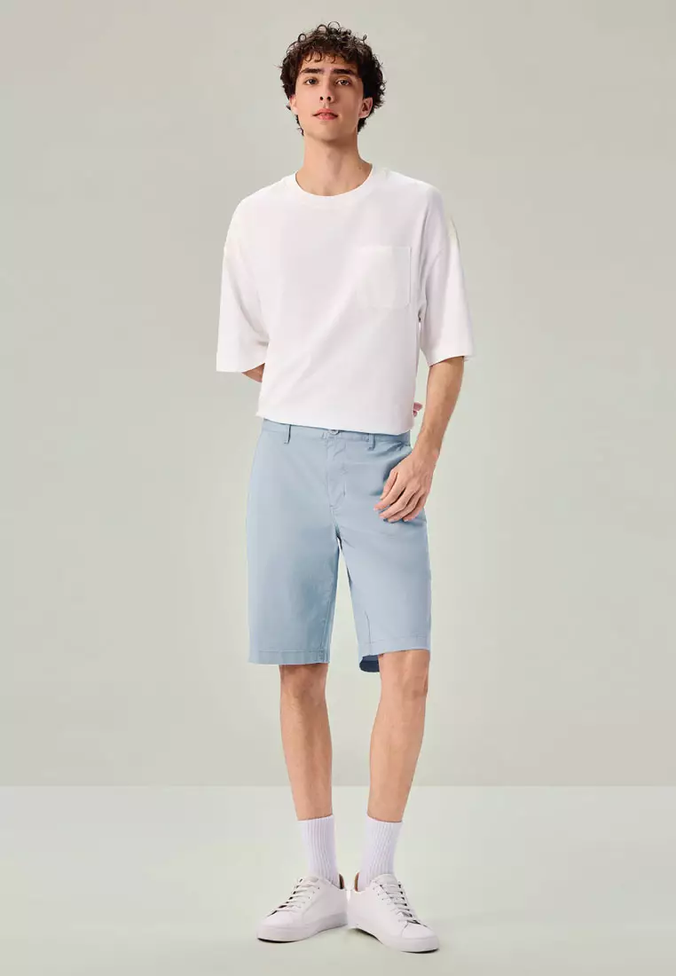 Men's Slim Tapered Hidden Comfort Bermuda Shorts 01106202