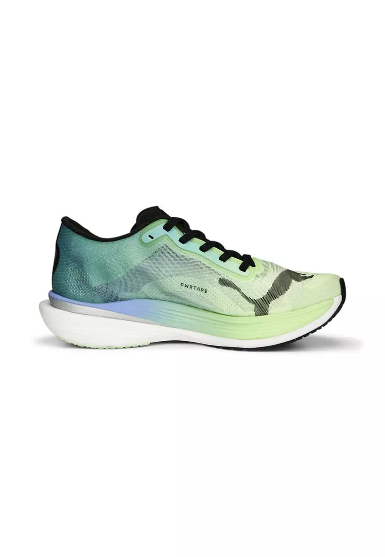 Puma green sports on sale shoes