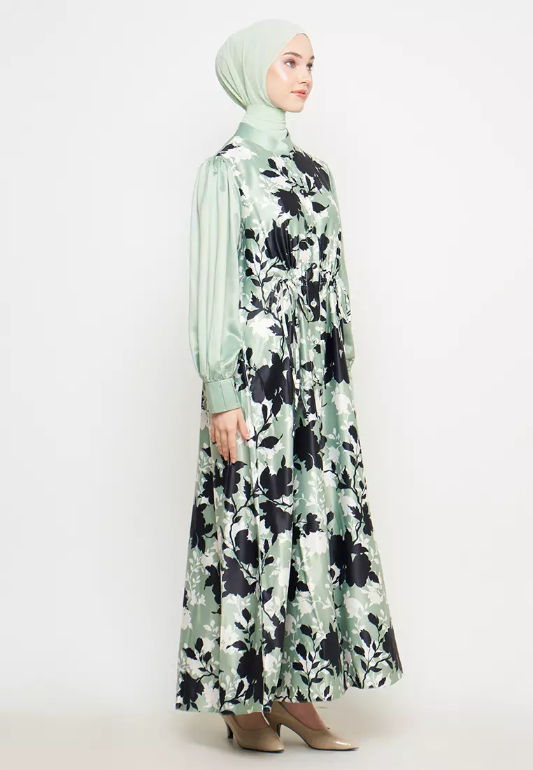 Kamilaa by Itang Yunasz Dress Amorist Green