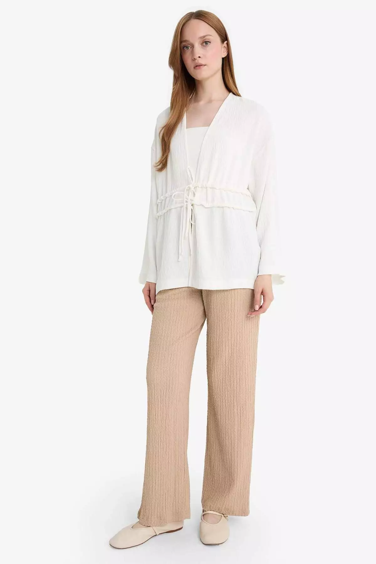 Relax Fit Wrap Trousers E3436Ax25Sm