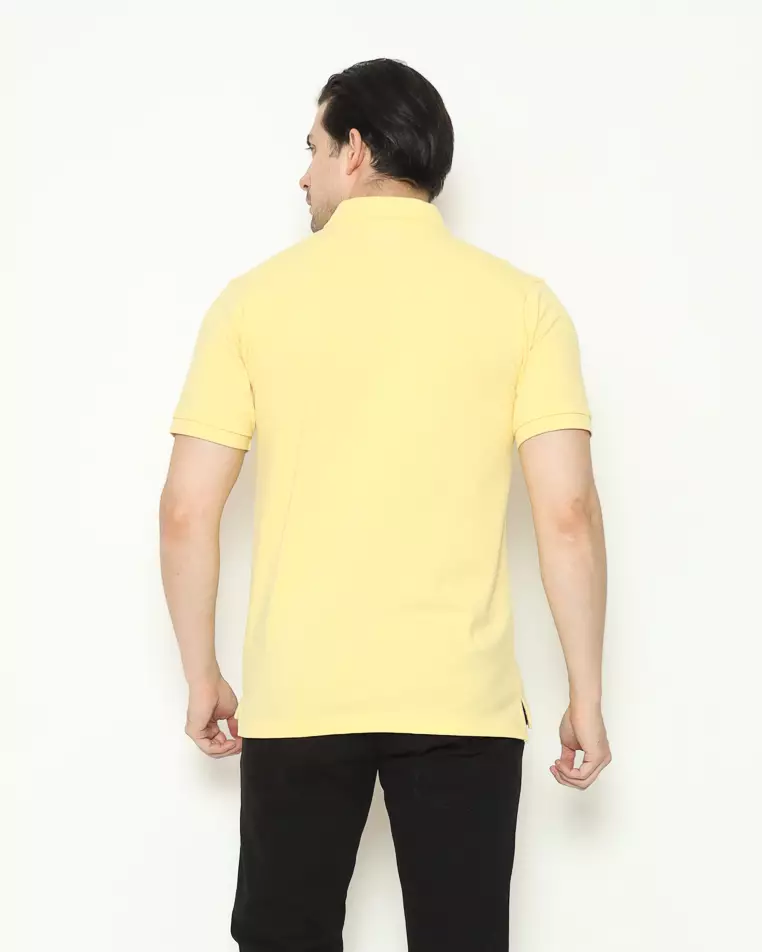 MAGINOT POLO SHIRT PIQUE PRIA YELLOW