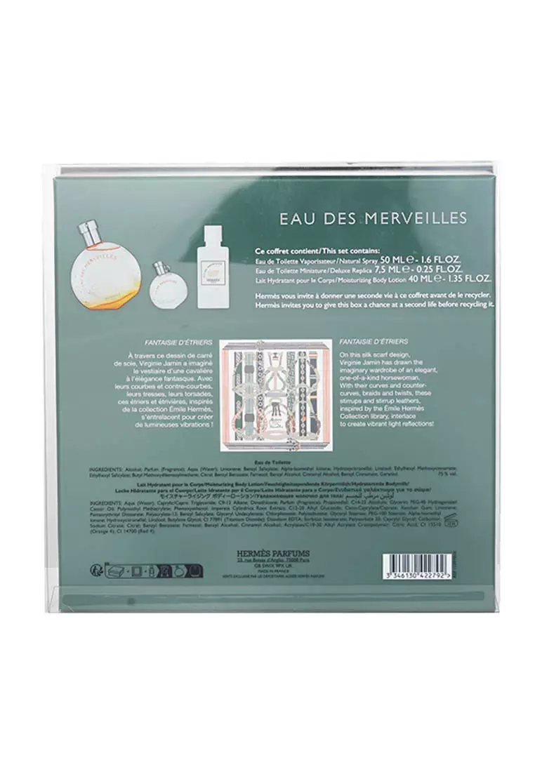 HERMÈS - Eau Des Merveilles 禮盒 3pcs