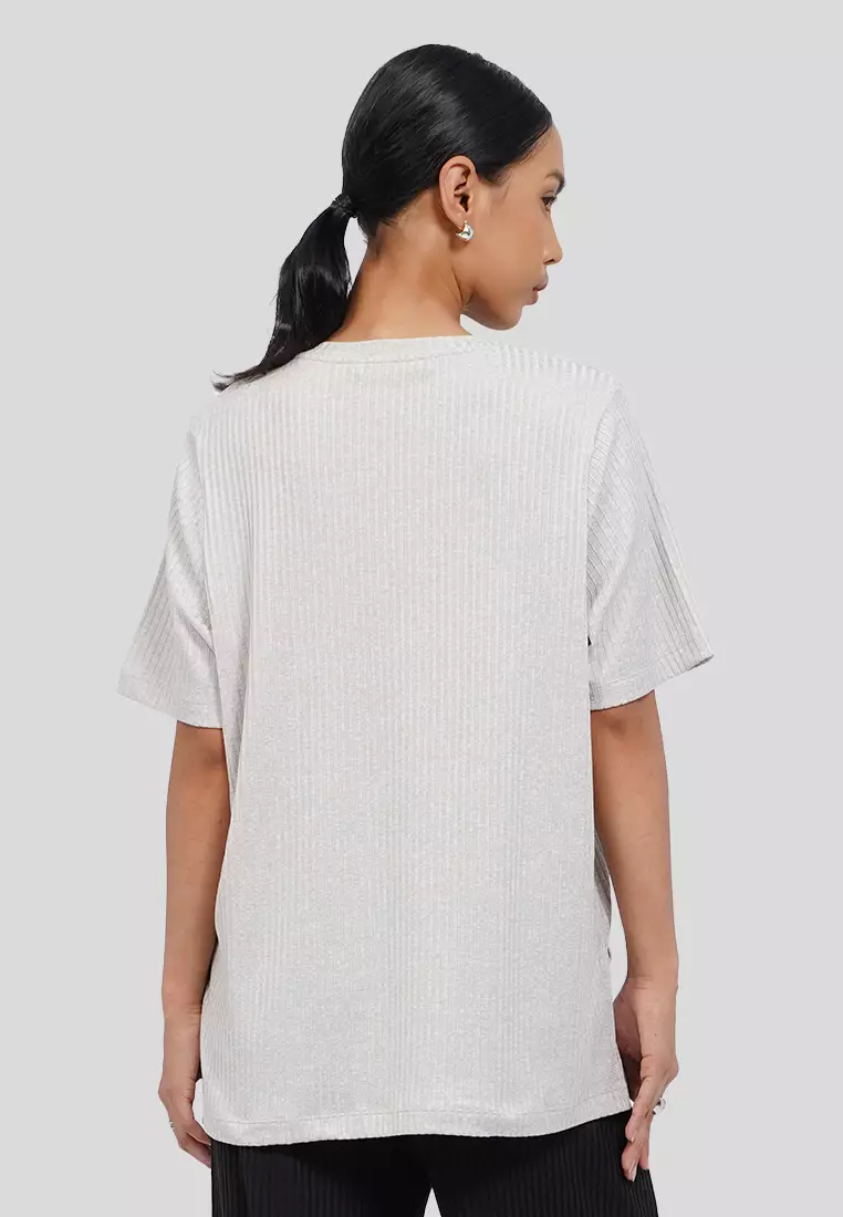 Oversized Rib T-Shirt