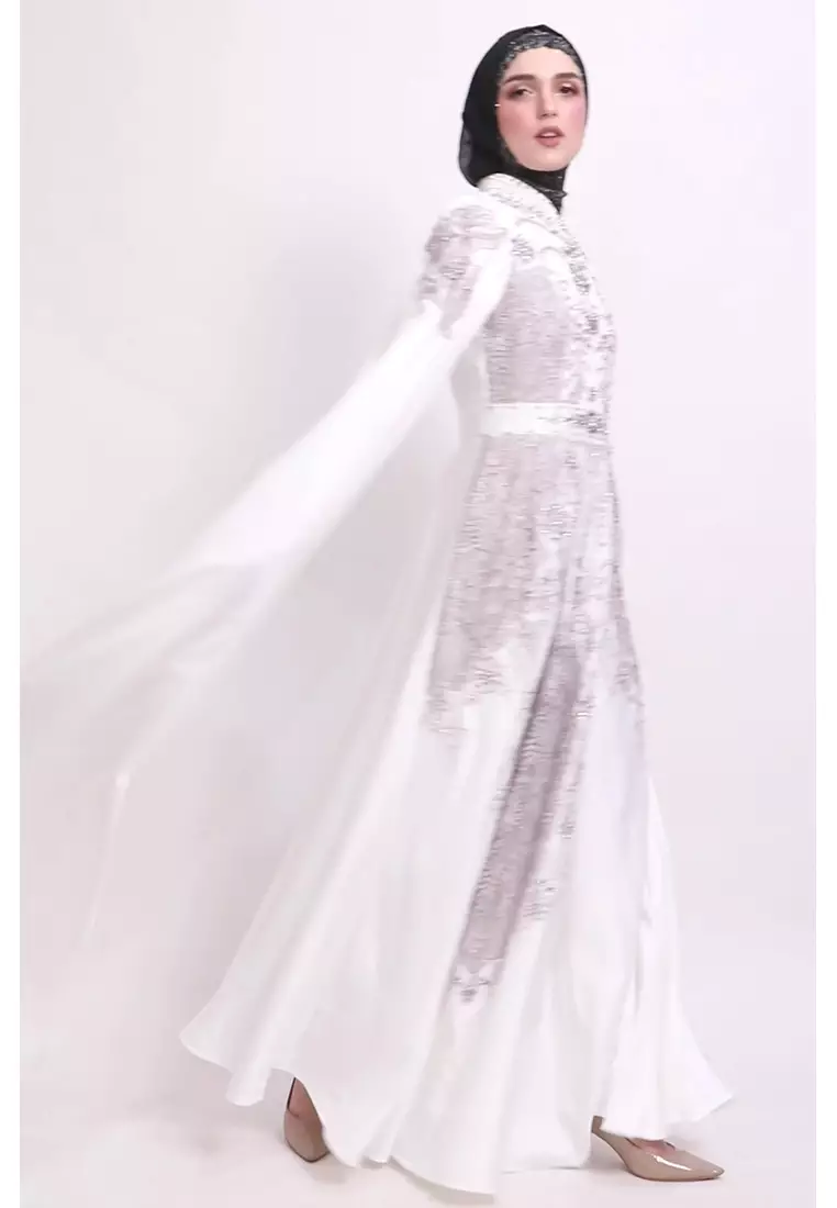 Bibiq Gamis Brokat Satin