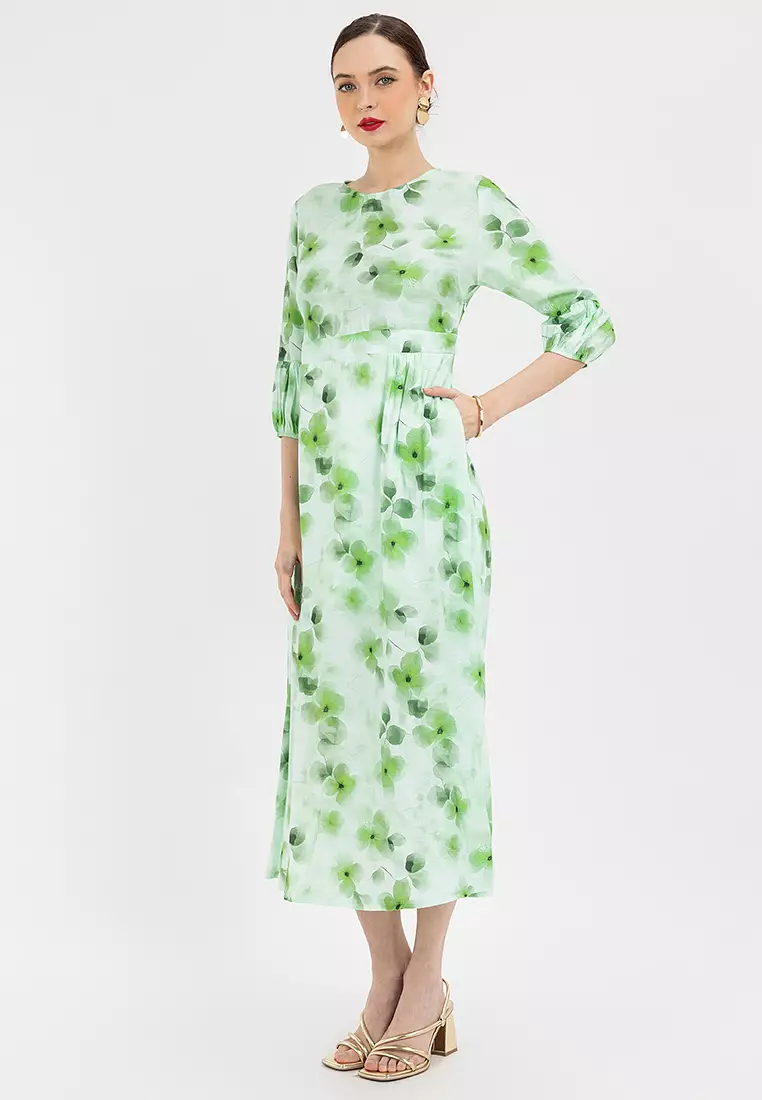 AUBREY Printed Maxi Dress