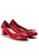 Shu Talk red WONDERS Bow Bow Patent Leather Mid heeled Ballet Pumps D1E67SHD6562EDGS_6