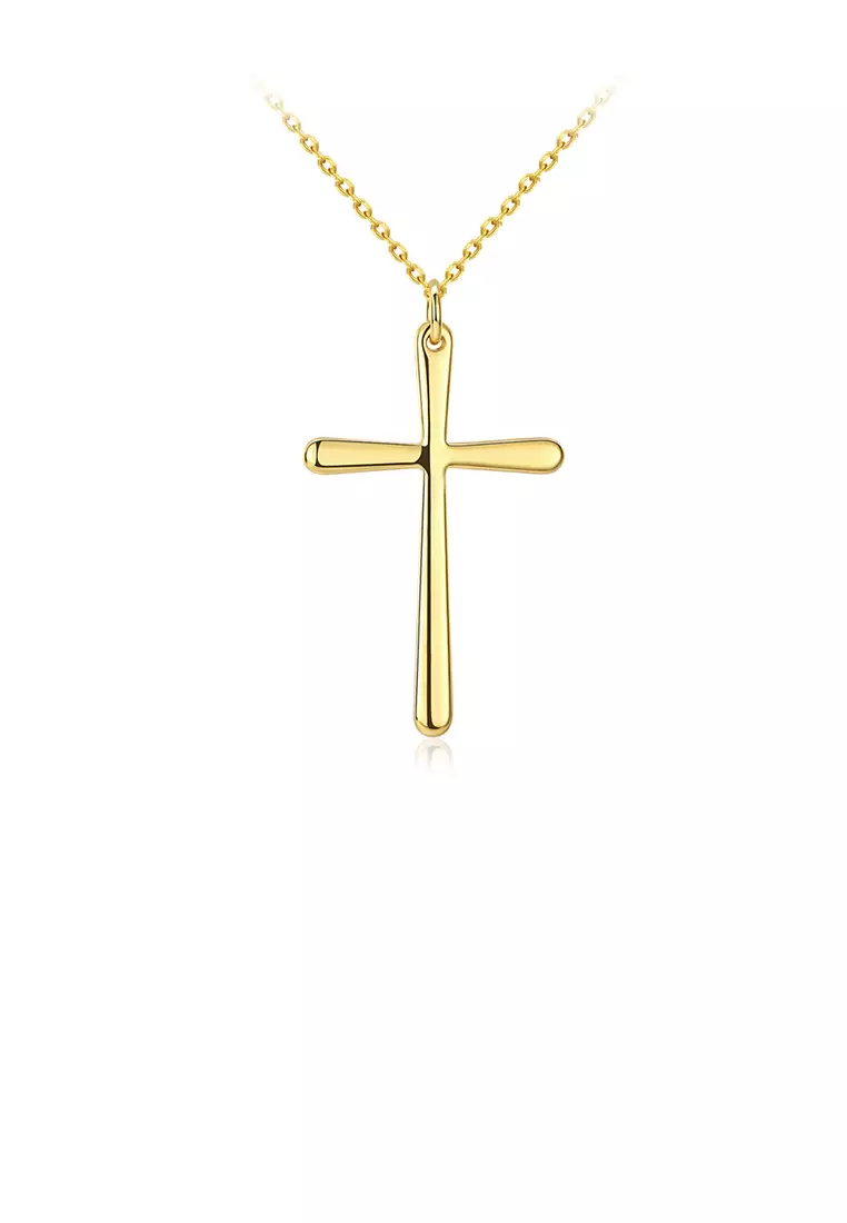 Gold cross necklace new arrivals for girl
